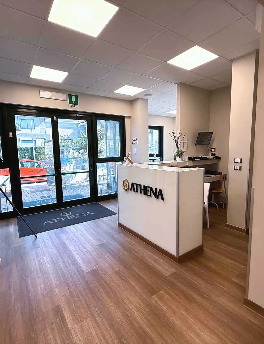 accoglienza della sede Athena Torino Ovest accoglienza della sede Athena Torino Ovest