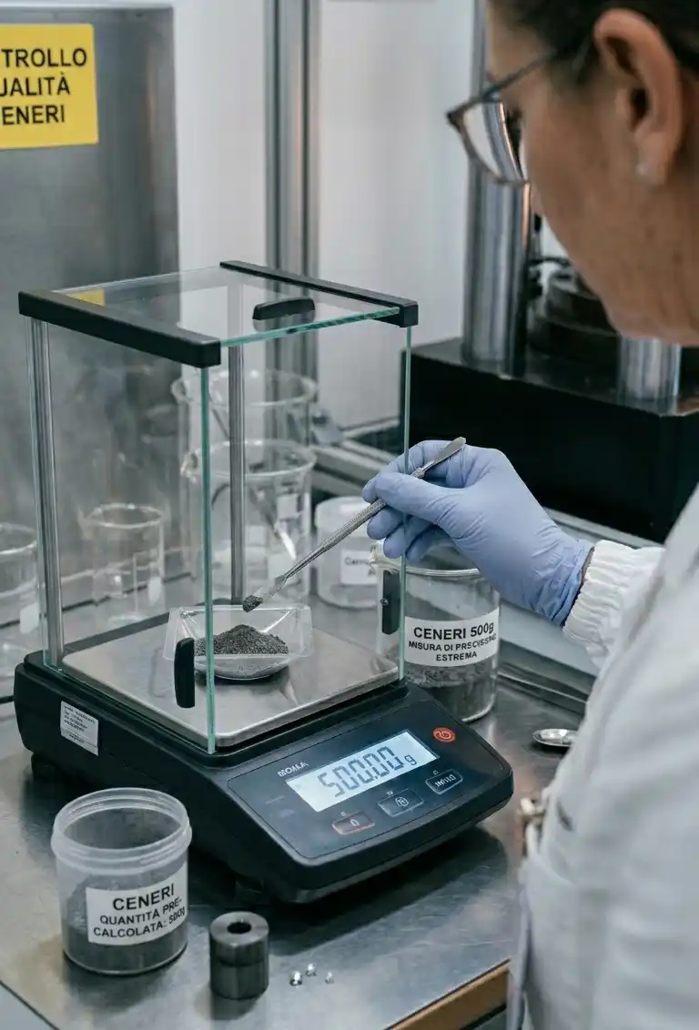ceneri necessarie per la diamantificazione
